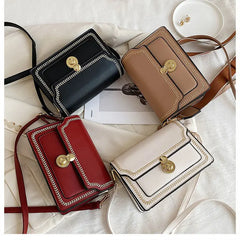 Flap Bags for Women Wide Strap Crossbody Shoulder Bag small PU Leather Handbags