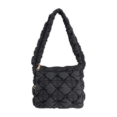 Winter Women's Nylon Pleated Clouds Shoulder Handbag & Purse