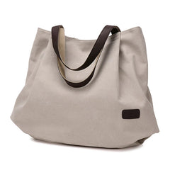 Women Canvas Casual Tote Shoulder Bags Ladies Zipper Handbags