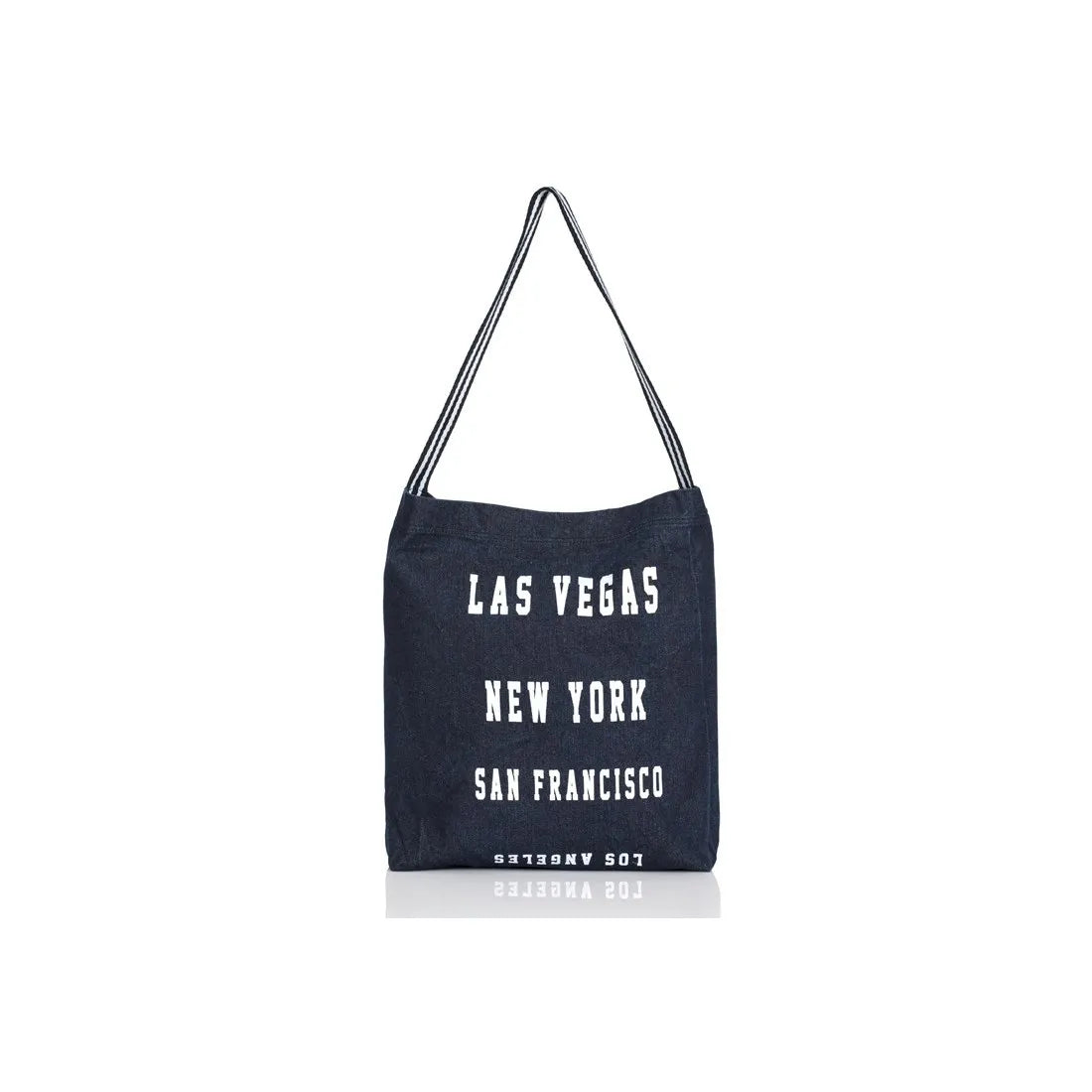 Women's Stripe Messenger Bag Cotton Two Colors