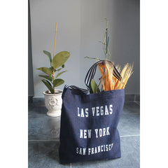 Women's Stripe Messenger Bag Cotton Two Colors