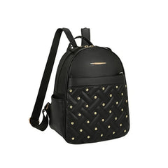 Women Leather Backpacks Female School Bag For Teenager Girls Travel Back Bag