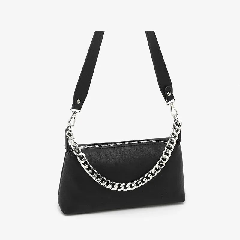 Leather Shoulder Crossbody Bag Chain Handbags PU Messenger Bags