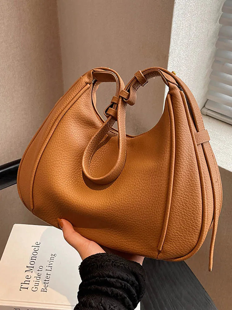 Women's Pu Leather Crossbody Bag Solid Female Shoulder Handbag