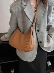 Women's Pu Leather Crossbody Bag Solid Female Shoulder Handbag