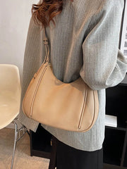 Women's Pu Leather Crossbody Bag Solid Female Shoulder Handbag