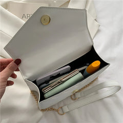 High Women's Diamond Lattice Square Bag Chain Messenger Bag