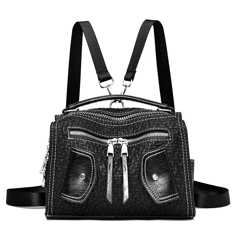 Casual Women Handbag Travel Shoulder Bag Soft Leather Female Crossbody Bag