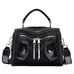 Casual Women Handbag Travel Shoulder Bag Soft Leather Female Crossbody Bag