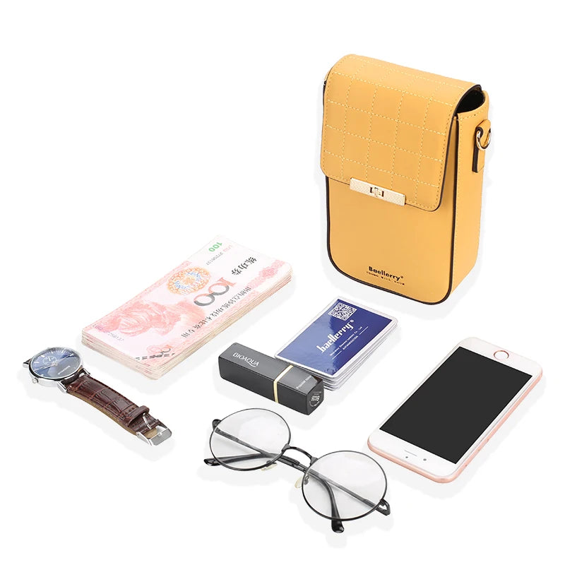 Small Shoulder Bag Women PU Leather Crossbody Mini Messenger Purse