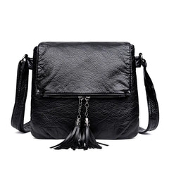 Soft Leather Crossbody Shoulder Bag Women Messenger Bag Female Flap Handbag