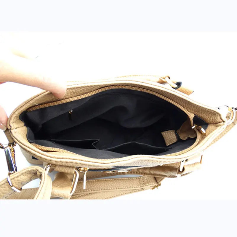 Vintage Shoulder Bags High PU Leather Women Messenger Bags Tote For Gift