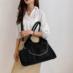 Diamond Tote Bags for Women Large Shoulder Bag Purses Crossbody Handbag