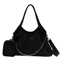 Diamond Tote Bags for Women Large Shoulder Bag Purses Crossbody Handbag