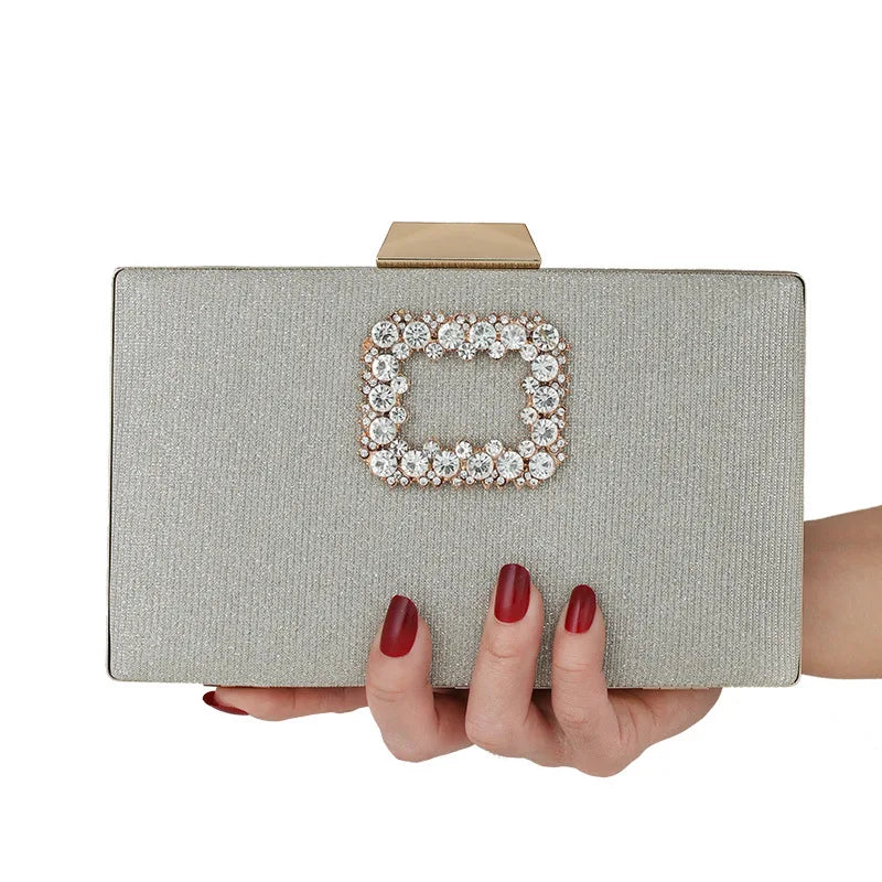 Diamond-encrusted Banquet Bag European American Ladies Handbag Evening Bag