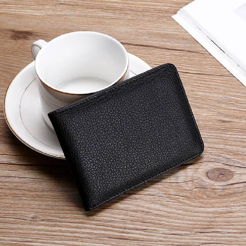 Pu Leather Driver Holder Car Document Business ID Pass Wallet Case