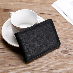 Pu Leather Driver Holder Car Document Business ID Pass Wallet Case
