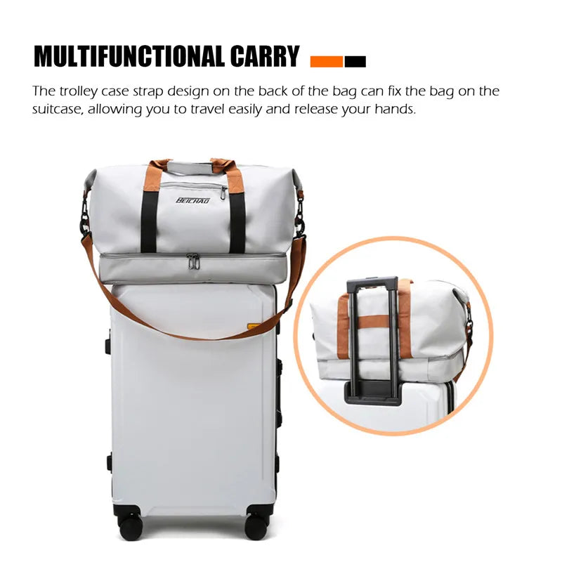 Large-Capacity Travel Bag Handbag Light Storage Bag