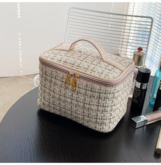 Solid Female Travel Toiletry Bag Beauty Makeup Organizer