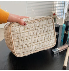 Solid Female Travel Toiletry Bag Beauty Makeup Organizer