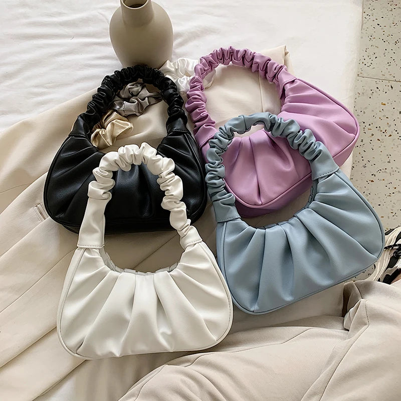 Small PU Leather Shoulder Bags For Women Lady Handbags