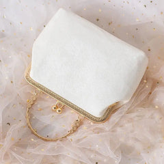 Fringe Shell Lock Chain Crossbody Bag Tassel Bags Women's Handbags