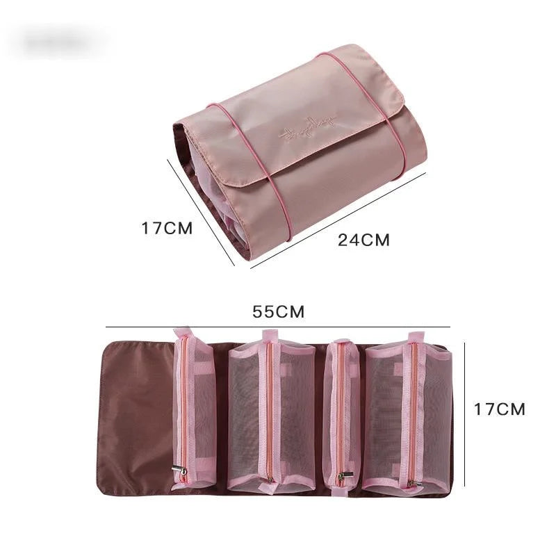 Multifunctional Embroidery Cosmetic Storage Bag