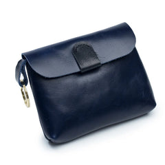 Retro Oil Wax Skin Coin Purse Key Bag