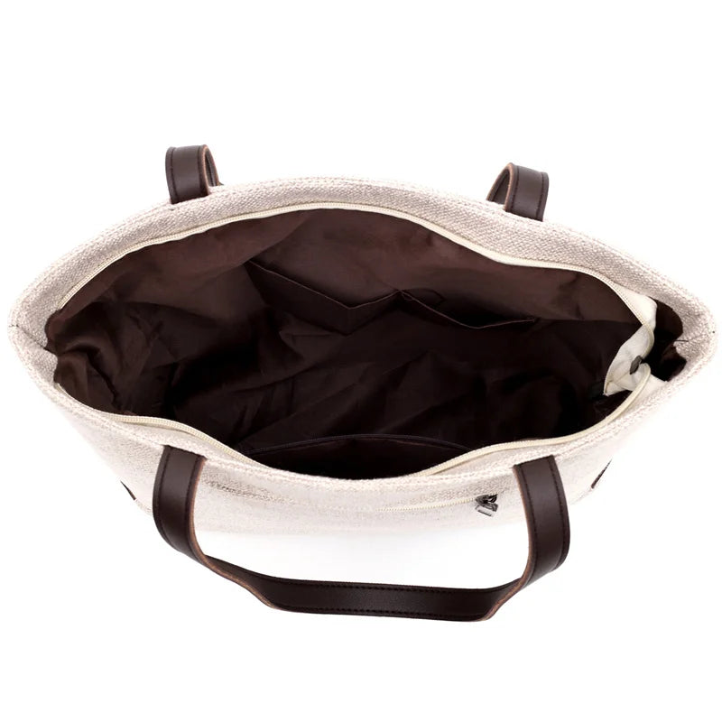European American Tote Women's Handbag Large Capacity Bag