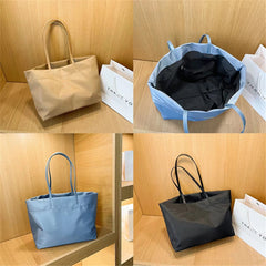 XL Women's Oxford Shoulder Bag Contrast Large Capacity Crossbody Bags
