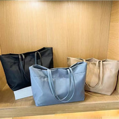 XL Women's Oxford Shoulder Bag Contrast Large Capacity Crossbody Bags