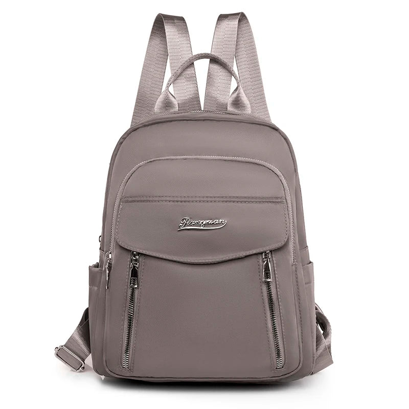 Women's Anti Theft Water Repellent Backpack High Density Oxford Cloth School Bag