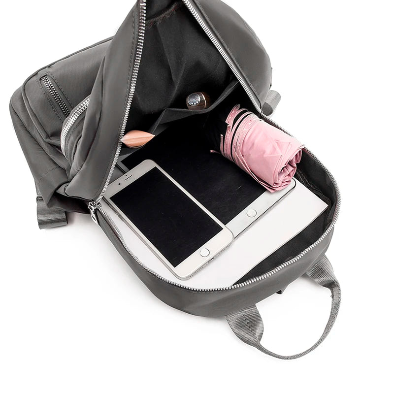 Women's Anti Theft Water Repellent Backpack High Density Oxford Cloth School Bag