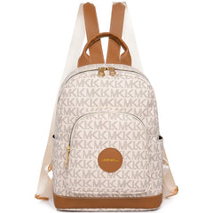 Women's Vintage Print Backpack Large Capacity Anti Theft School Bag
