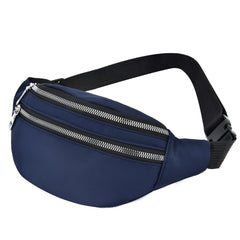Waterproof Waist Belt Bag Solid Bum Travel Chest Hip Bag