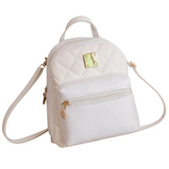Waterproof Leather Backpack for Women Girls Travel Rucksack