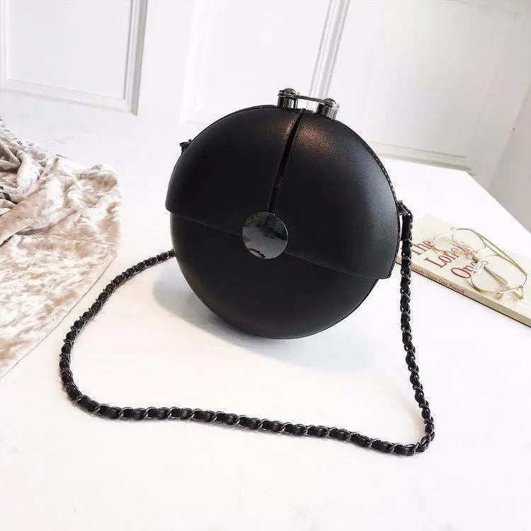 Women Chain Bag Lady Messenger Bag Small Round Bag Spring Summer Mini Shoulder