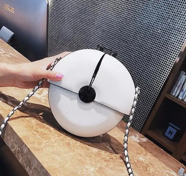 Women Chain Bag Lady Messenger Bag Small Round Bag Spring Summer Mini Shoulder