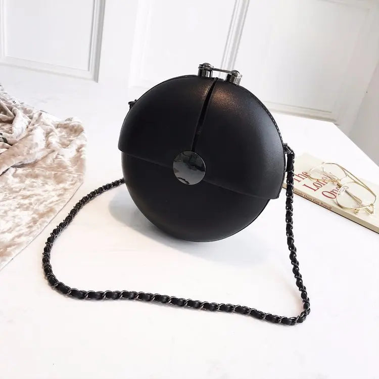 Women Chain Bag Lady Messenger Bag Small Round Bag Spring Summer Mini Shoulder