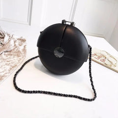Women Chain Bag Lady Messenger Bag Small Round Bag Spring Summer Mini Shoulder