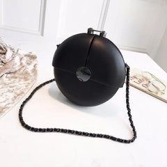 Women Chain Bag Lady Messenger Bag Small Round Bag Spring Summer Mini Shoulder