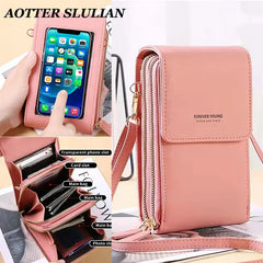 Women Crossbody Bags Long Multi-Pocket Shoulder Bags