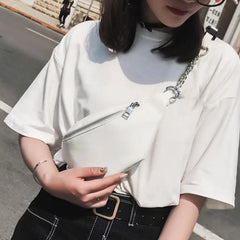 Leather Waist Bag Fanny Pack Money Wallet