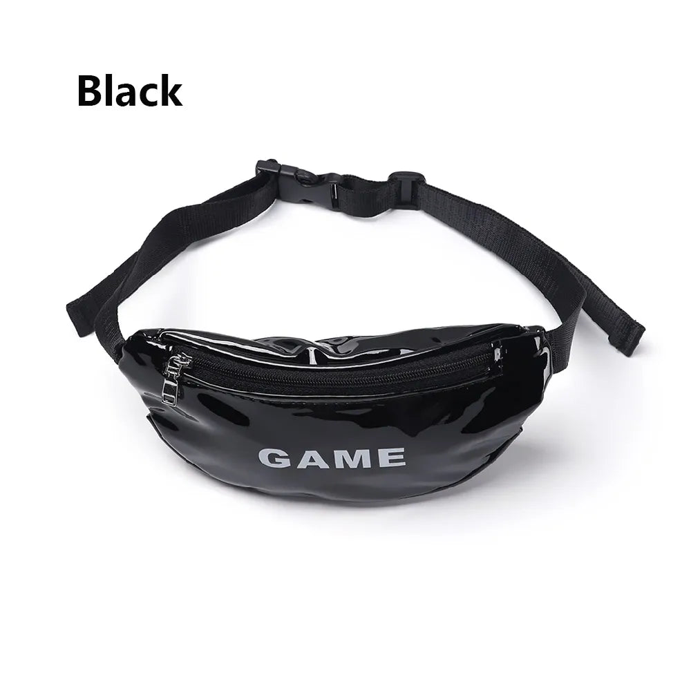 Kids Waist Packs Laser Belt Bags Storage Bag Boy Girl Money Chest Bag