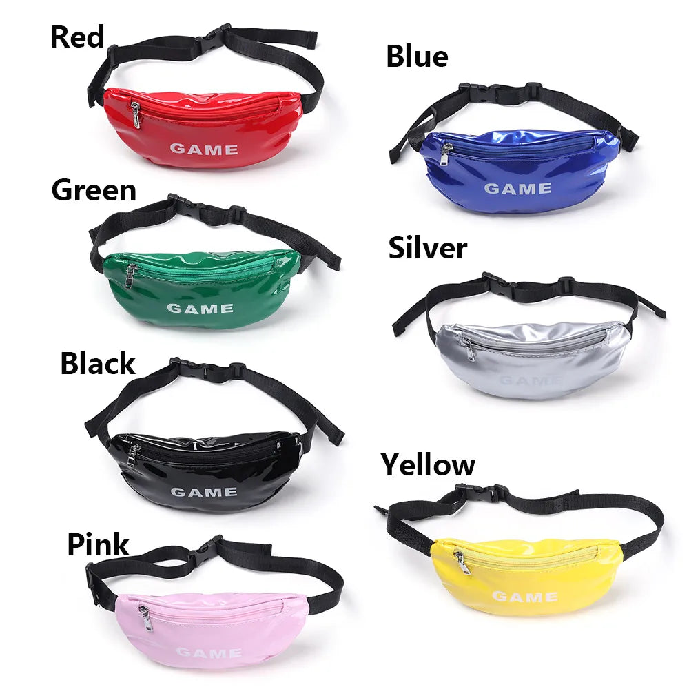 Kids Waist Packs Laser Belt Bags Storage Bag Boy Girl Money Chest Bag