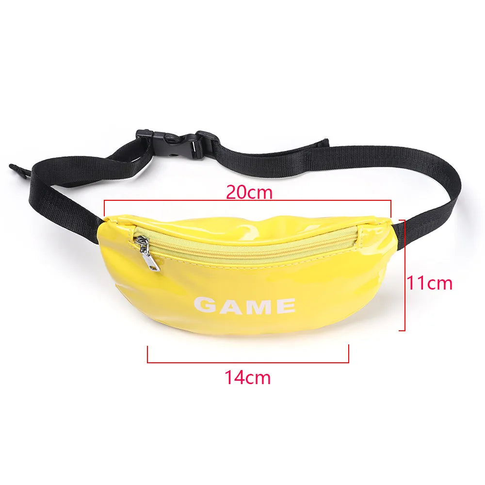 Kids Waist Packs Laser Belt Bags Storage Bag Boy Girl Money Chest Bag