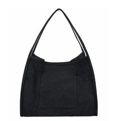 Canvas Women's Large Tote Bag Bucket Shoulder Bags Lady Leather M