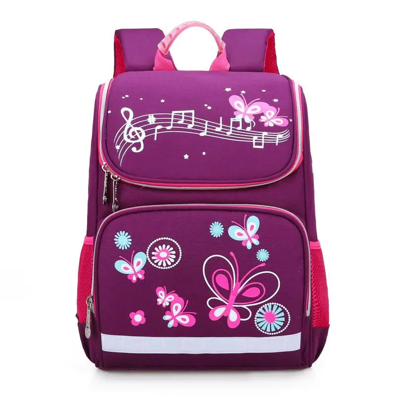 Butterfly Kids Orthopedic Backpack School Bag for Boys Girls