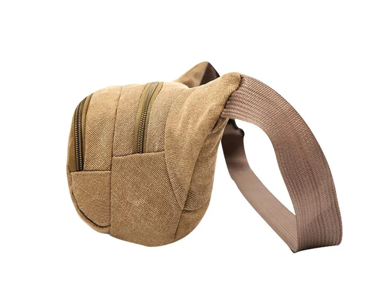 Casual Canvas Messenger Bags Waist Packs Purse Men Vintage Men Waist Bag