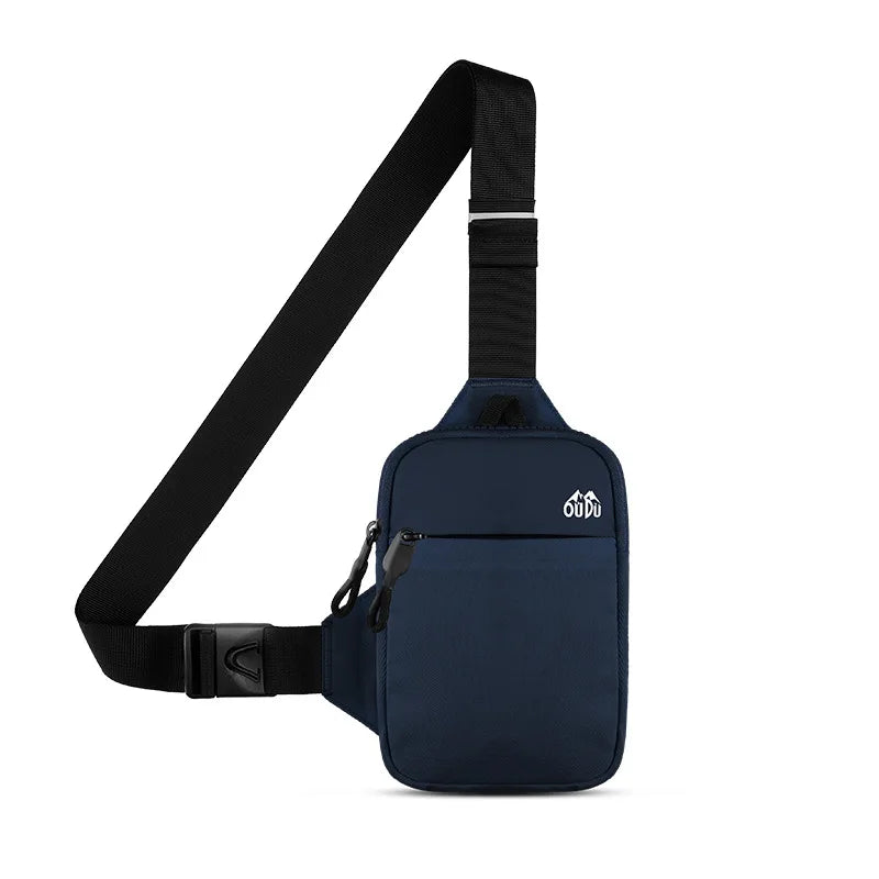 Men's Shoulder Chest Bag Outdoor Sport Waist Bag Travel Phone Pouch